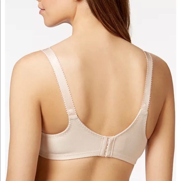 NWOT Bali Double Support  cotton wireless bra #3036 - Picture 3 of 8